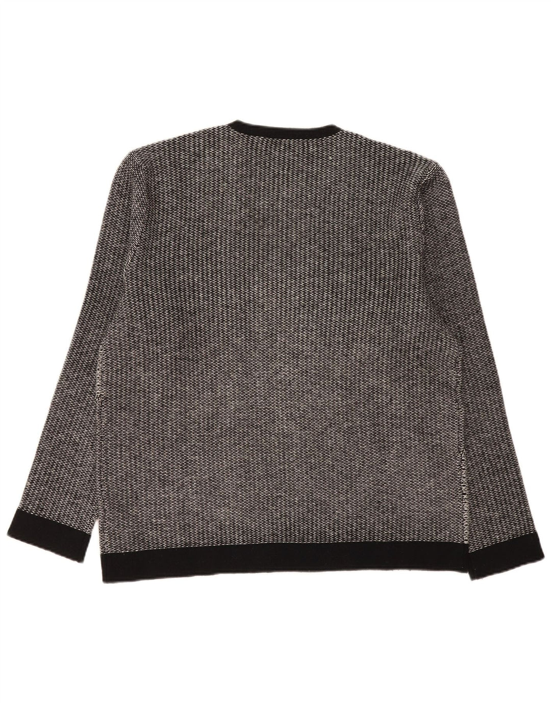 Calvin Klein Herre Crew Neck Jumper Sweater XL Grå Colourblock Uld