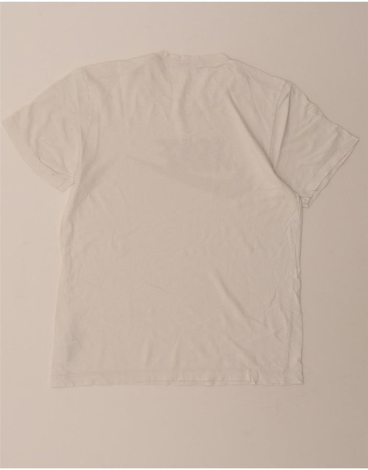 NIKE Mens Graphic T-Shirt Top Medium White Cotton Vintage Nike and Second-Hand Nike from Messina Hembry 