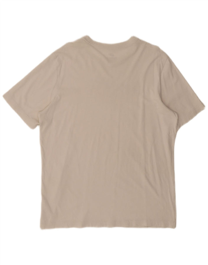 Nike grafisk t-shirt til mænd, stor off white bomuld