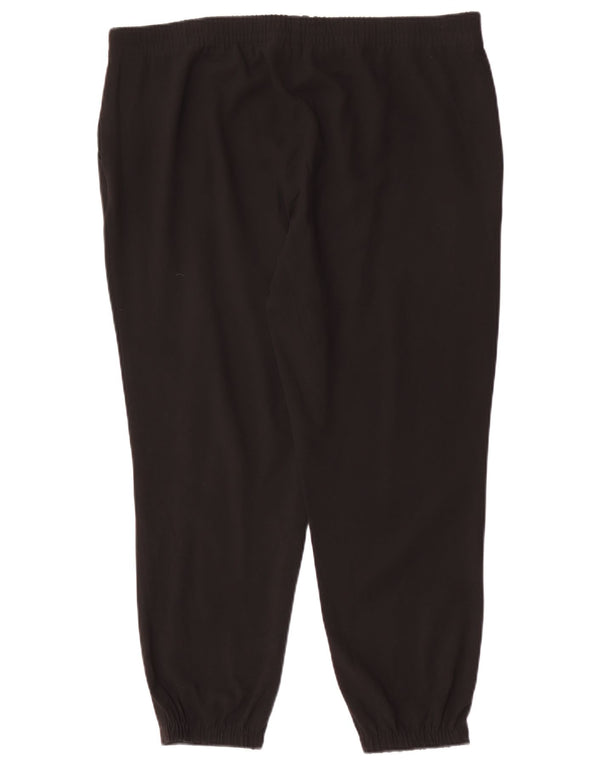 Marks & Spencer Dame joggers Cropped Trousers UK 14 Large W36 L25 Black