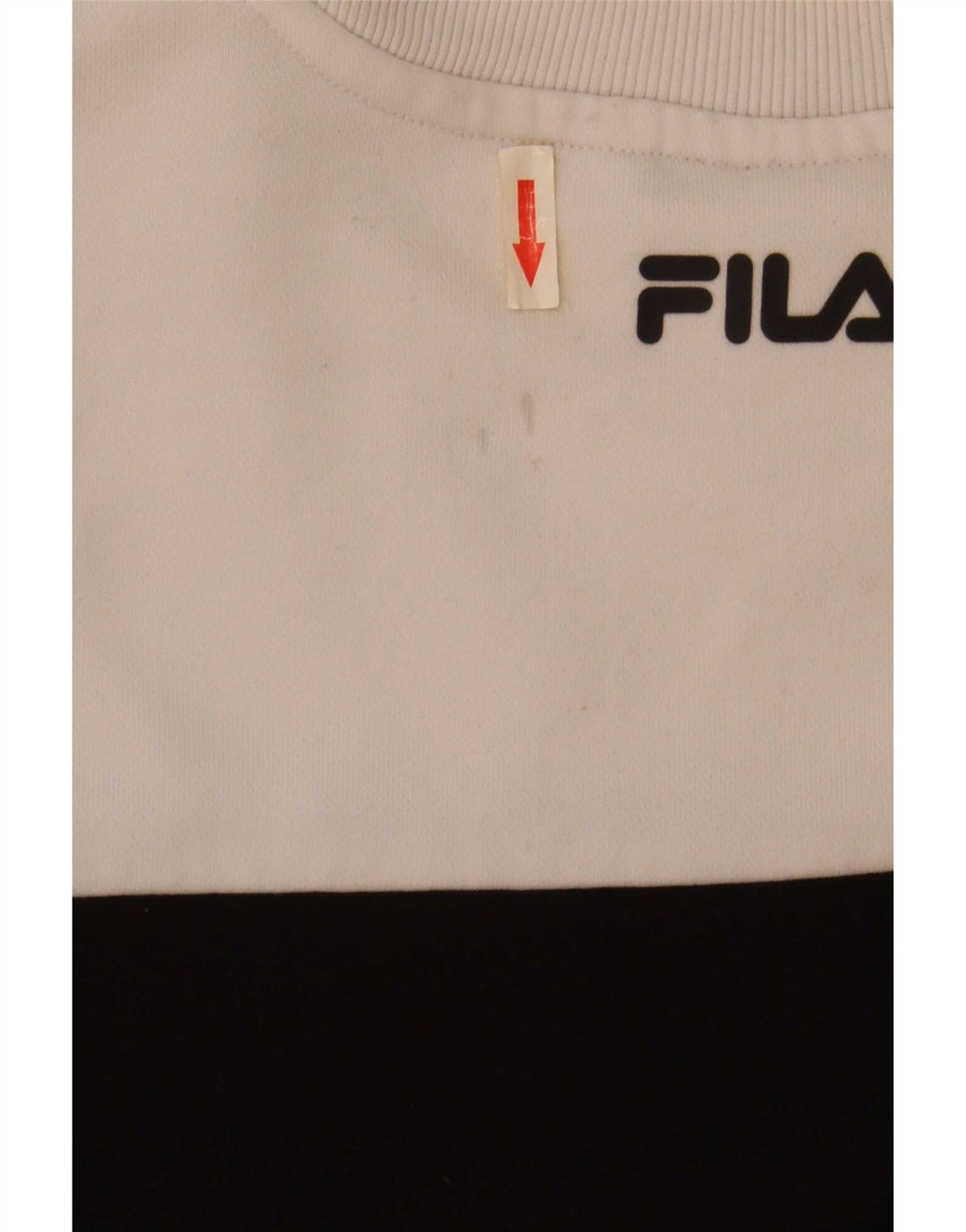 Fila Dame Grafisk Sweatshirt Jumper UK 14 Medium Flerfarvet
