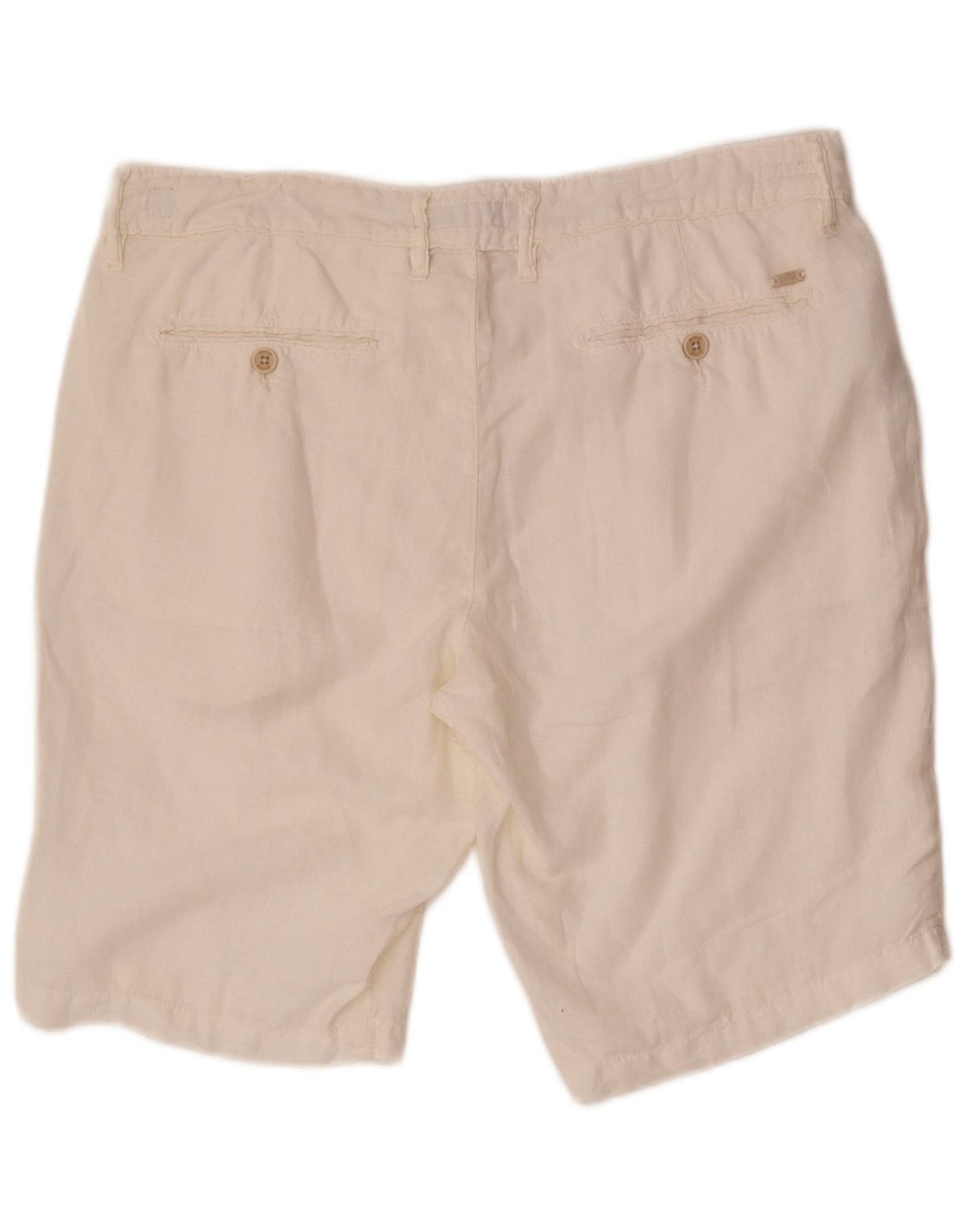 Rifle Herre Chino Shorts W32 Medium Hvid Linned