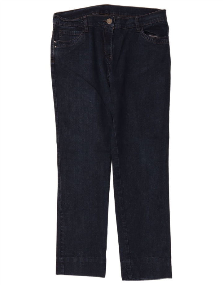 Marks & Spencer Dame Straight Jeans UK 14 Large W32 L27 Navy Blue