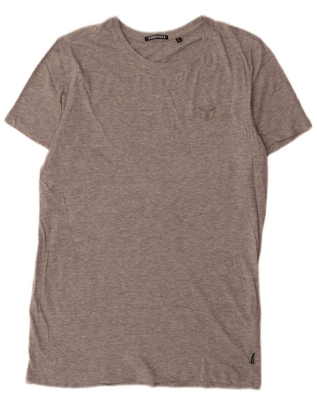 Chiemsee Herre T-Shirt Top Stor Grå Flecked Bomuld