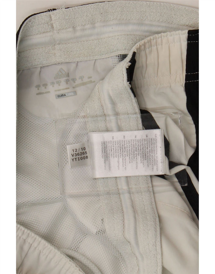 Adidas Herre Climacool Sports Shorts Medium White Colourblock Polyester