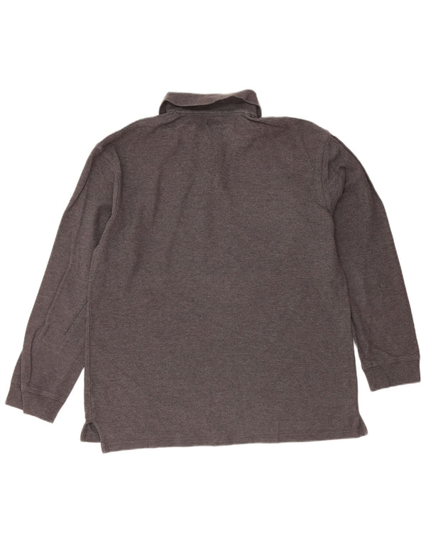 CALVIN KLEIN JEANS Langærmet drenge poloshirt 15-16 år Grå