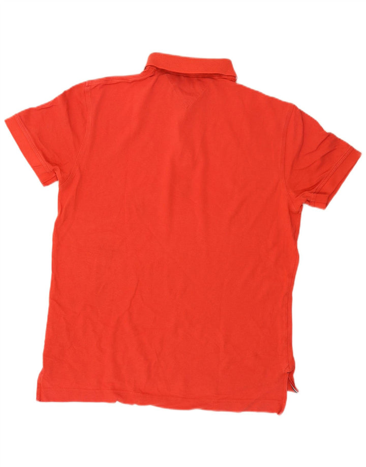 Tommy Hilfiger Herre Classic Fit Polo Shirt Medium Rød Bomuld
