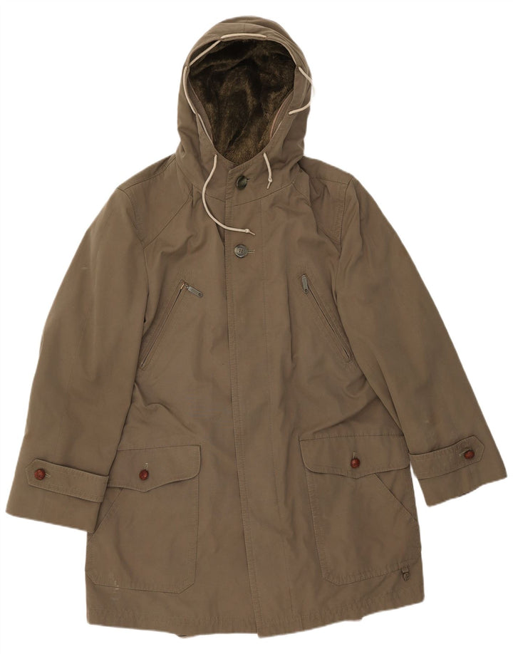 WESTBURY Sherpa Parkajakke med hætte til mænd EU 48 Medium Khaki Akryl