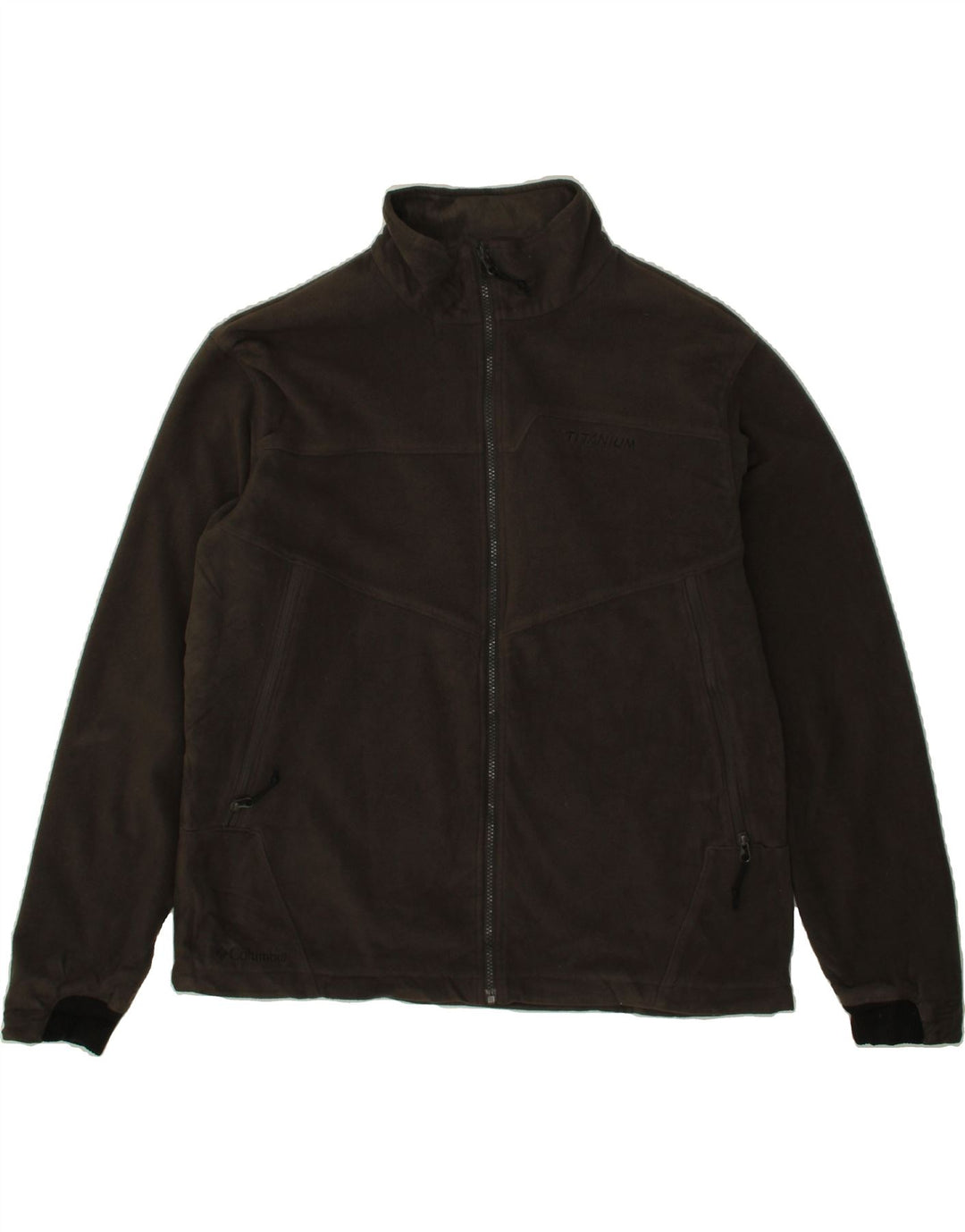 COLUMBIA Womens Fleece Jacket UK 18 XL Brown Polyester Vintage Columbia and Second-Hand Columbia from Messina Hembry 