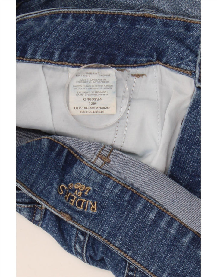 LEE Womens Riders Denim Shorts US 12 Large W32 Blue Cotton