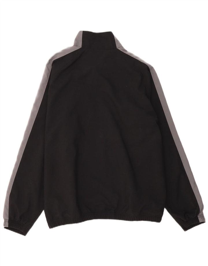 NIKE Træningsdragt topjakke til mænd UK 38/40 Medium Sort Colourblock Polyester