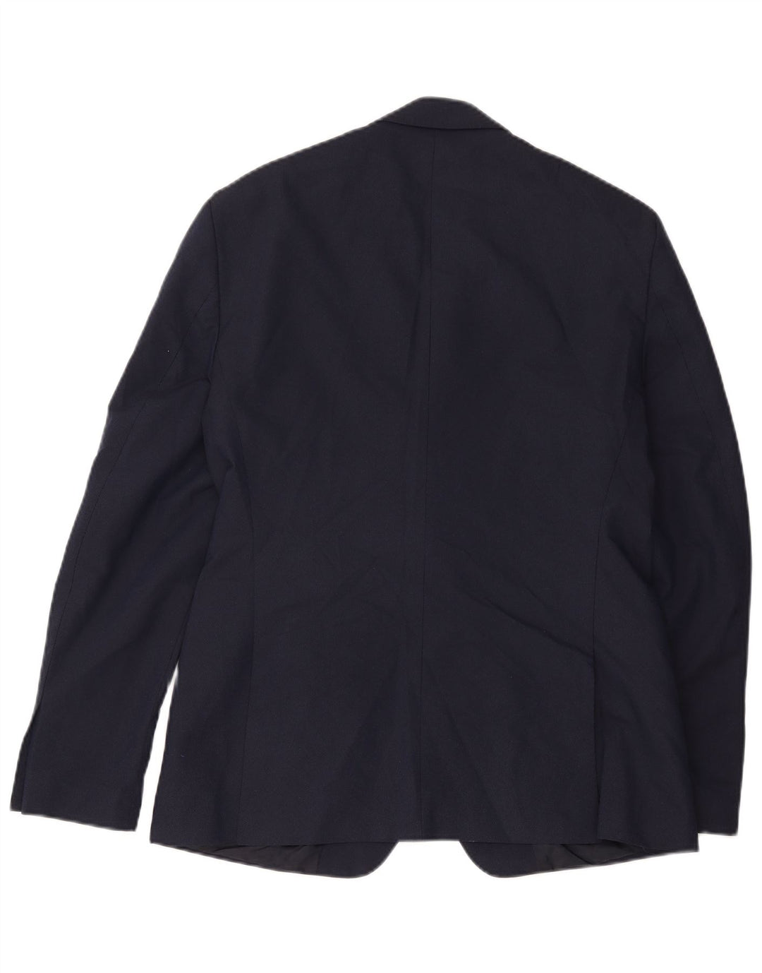 Zara Herre 2-knaps blazerjakke EU 54 XL Marineblå Polyester