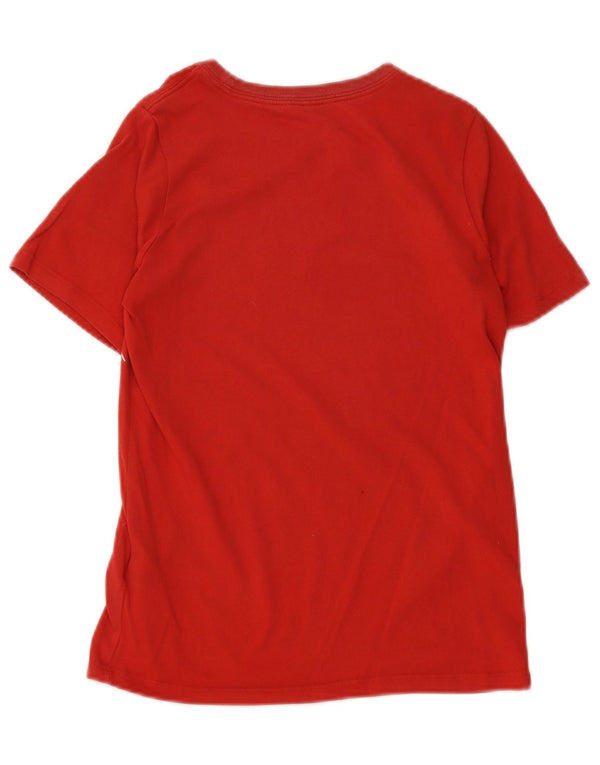 Nike drenge atletisk snit grafisk t-shirt top 10-11 år medium rød bomuld