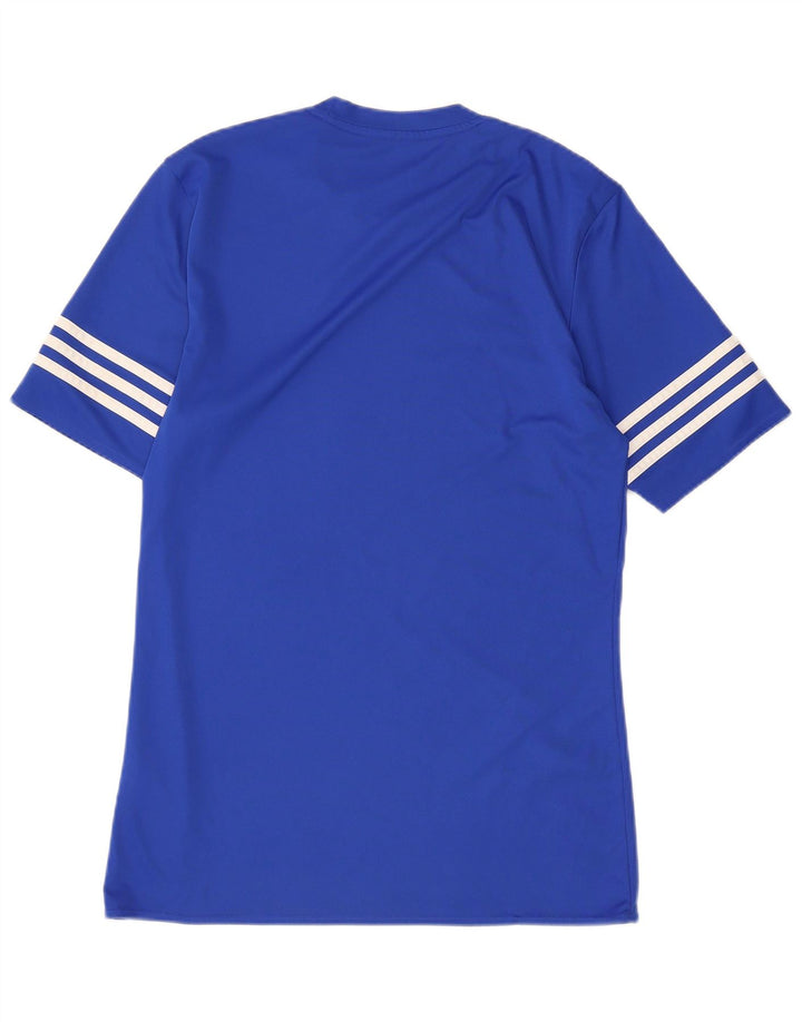 ADIDAS Herre Climalite T-Shirt Top Lille Blå Polyester