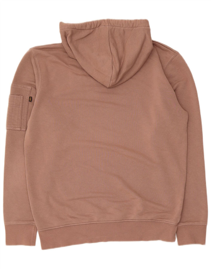 Alpha Industries Hættetrøje til mænd Medium Pink Bomuld