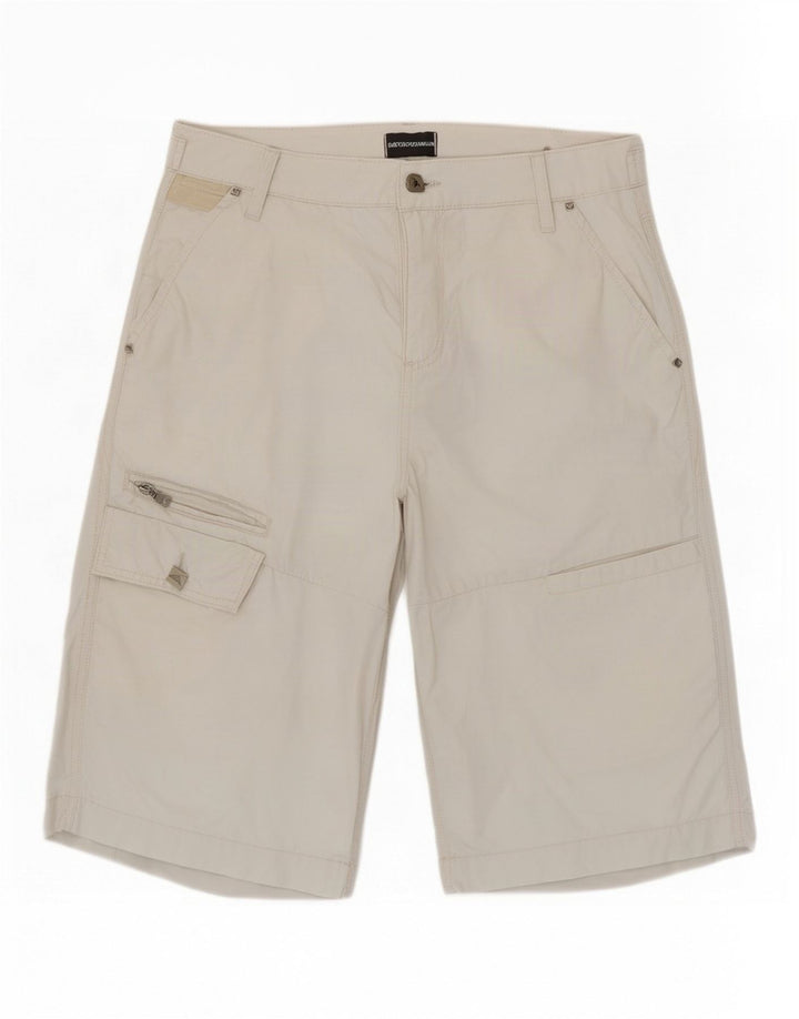 Emporio Armani Herre Cargo Shorts W34 Large Grå