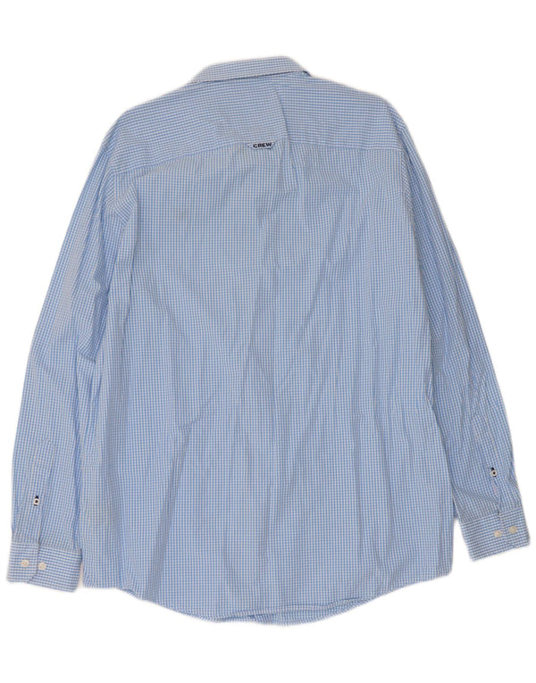 Crew Clothing Herre Classic Fit Shirt XL Blue Gingham Cotton