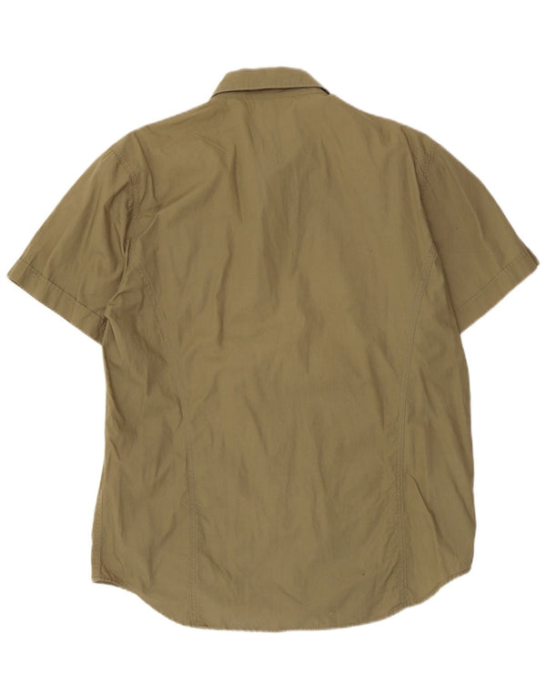 Levi's Kortærmet Herreskjorte XL Khaki Bomuld