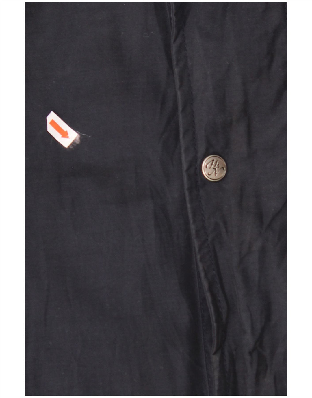 VINTAGE Herre Windbreaker Jacket UK 44 2XL Navy Blue Bomuld