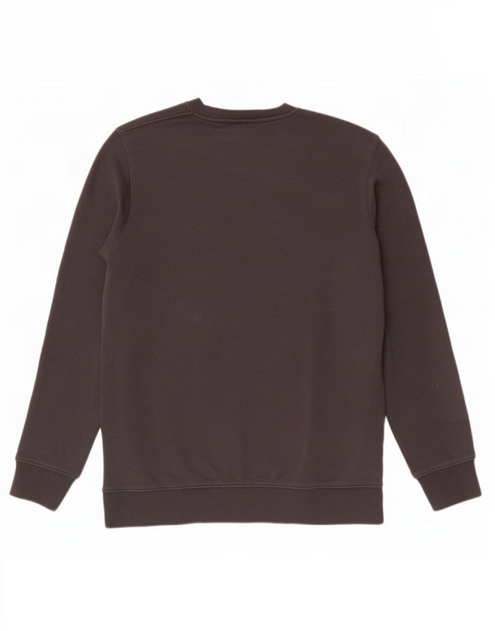 Burton Herre Grafisk Sweatshirt Jumper Medium Sort Bomuld