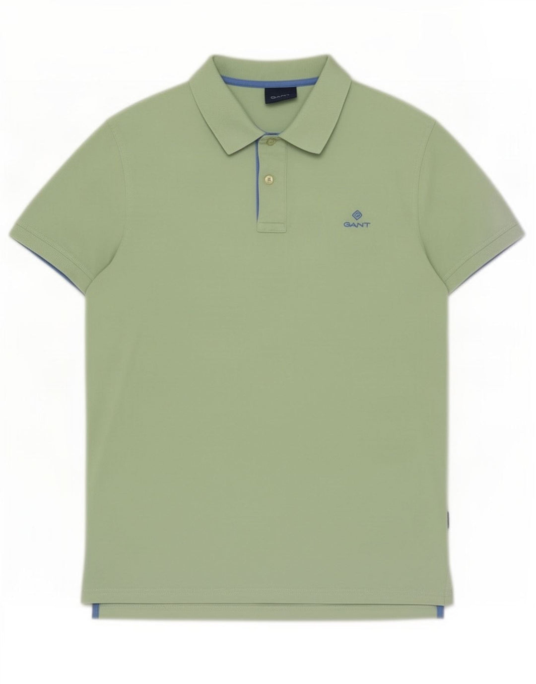 Gant Poloshirt til mænd mellemgrøn bomuld