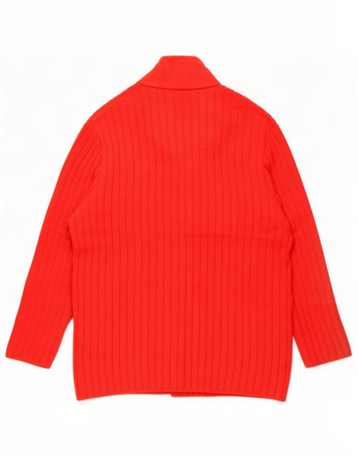 Vintage dame cardigan sweater UK 16 Large Red