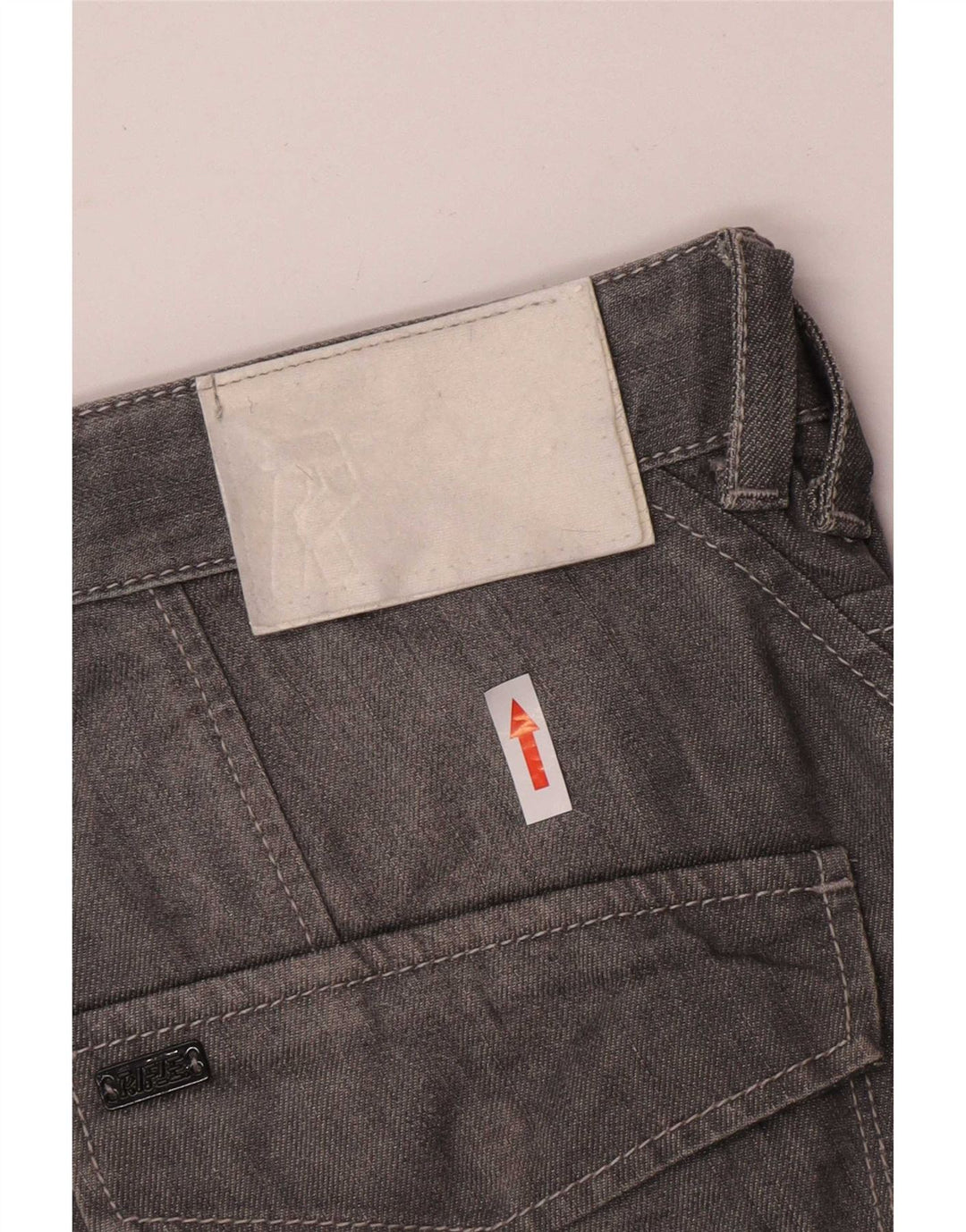 Rifle Herre Straight Jeans W34 L33 Grå Bomuld