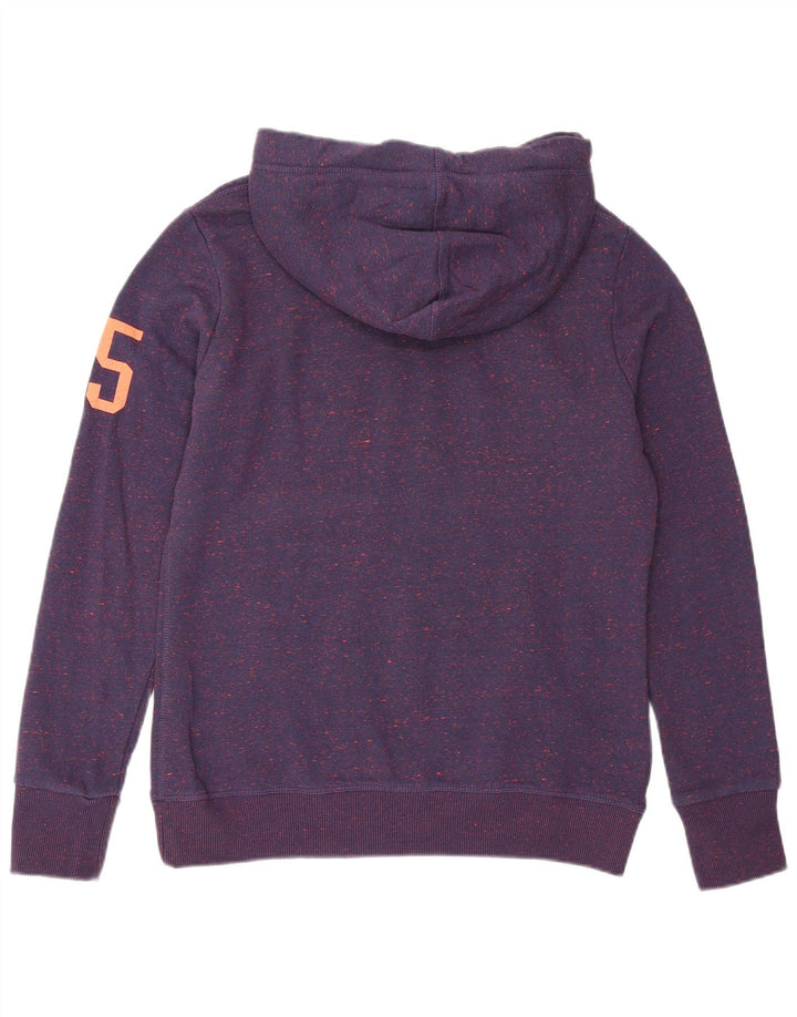 SUPERDRY Herre grafisk hættetrøje Jumper Medium Lilla Flecked Polyester
