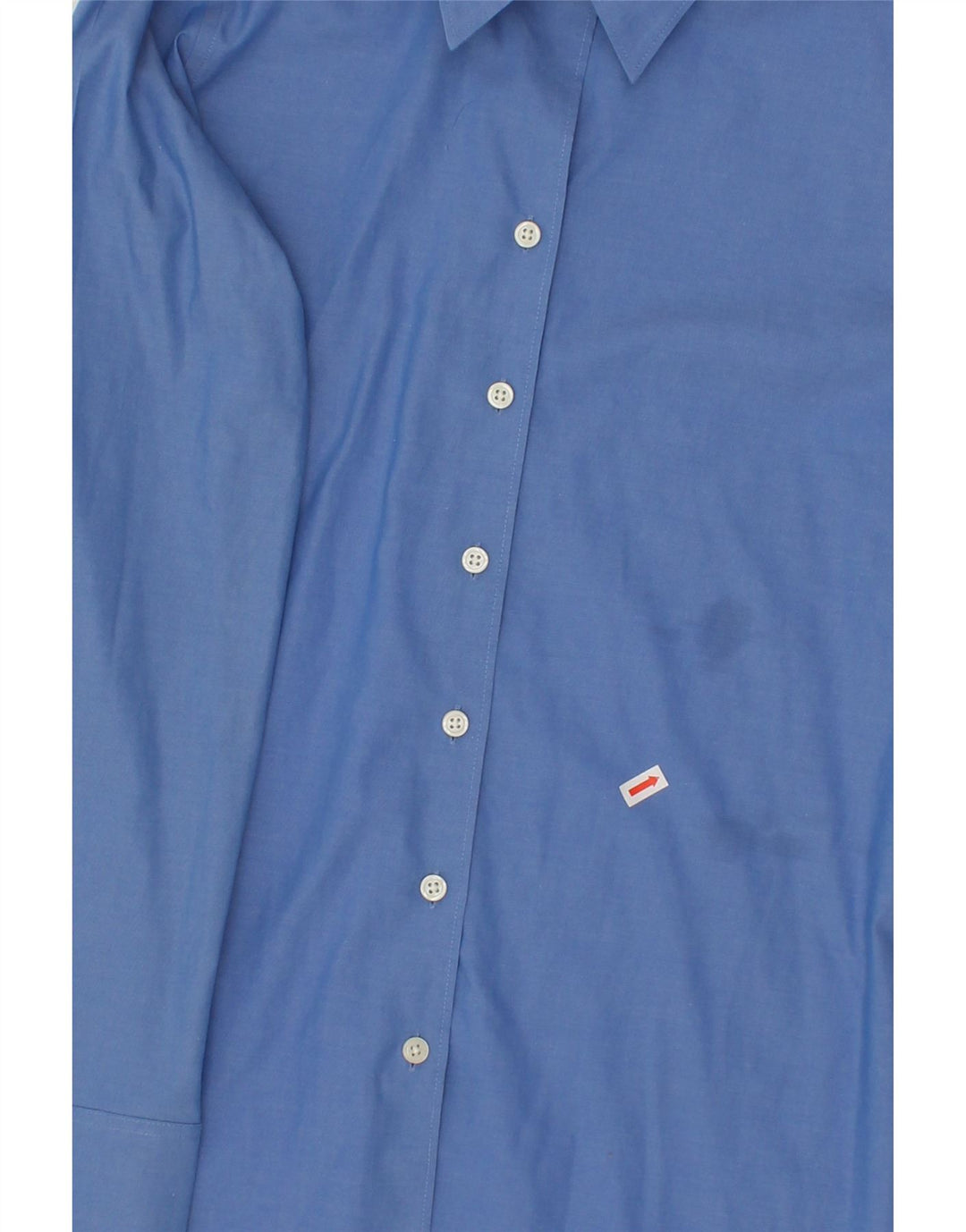 EDDIE BAUER Womens Shirt UK 6 XS Blue Cotton Vintage Eddie Bauer and Second-Hand Eddie Bauer from Messina Hembry 