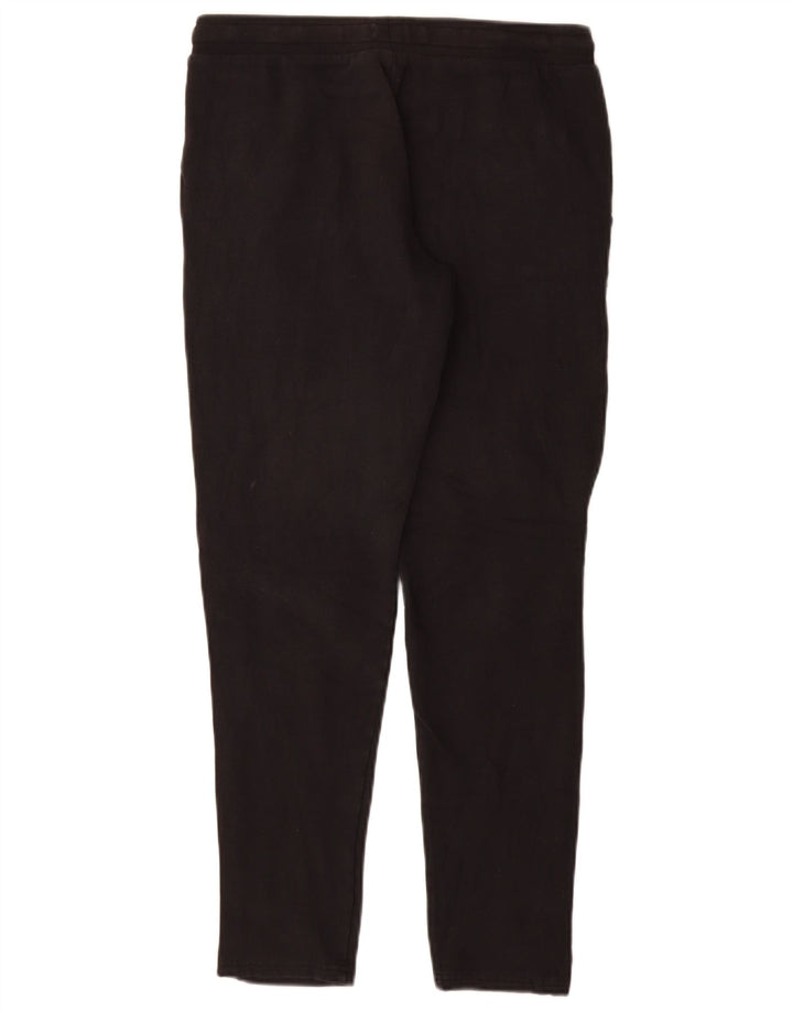 ELLESSE Womens Tracksuit Trousers UK 14 Large  Black Cotton