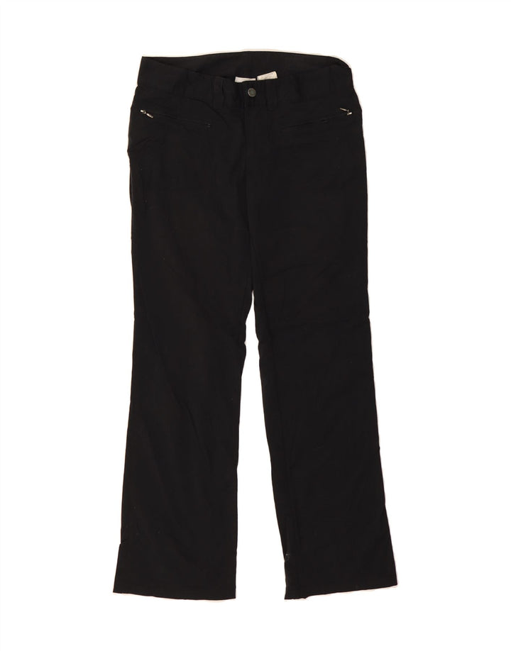 COLUMBIA Womens Long Bootcut Hiking Trousers US 8 Medium W30 L31 Black Vintage Columbia and Second-Hand Columbia from Messina Hembry 