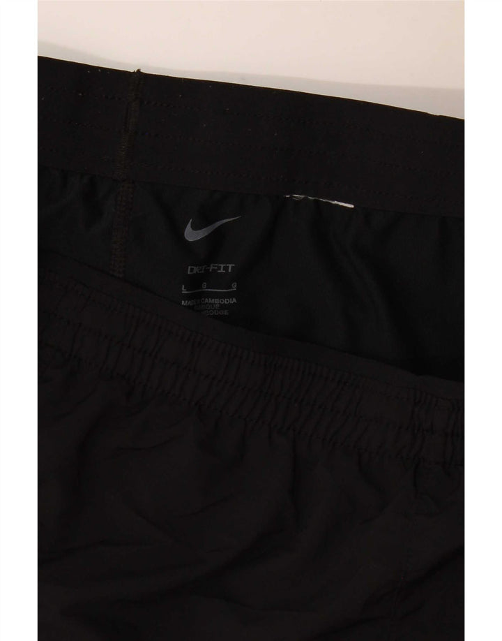 Nike Dame Dri Fit Sport Shorts UK 14 Large Sort