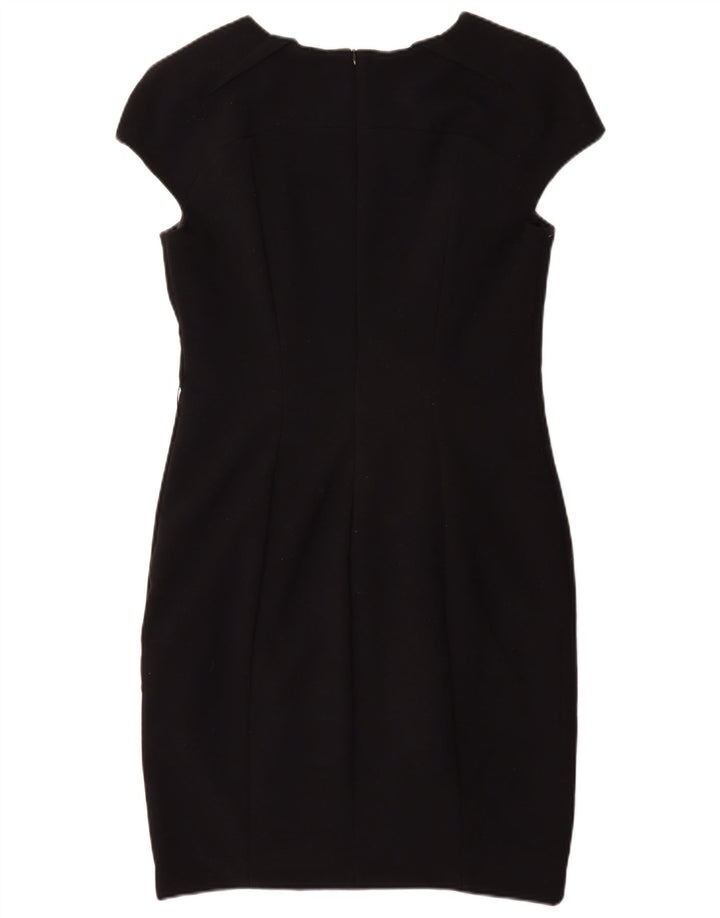 Zara Womens Bodycon Dress UK 18 XL Sort Polyester