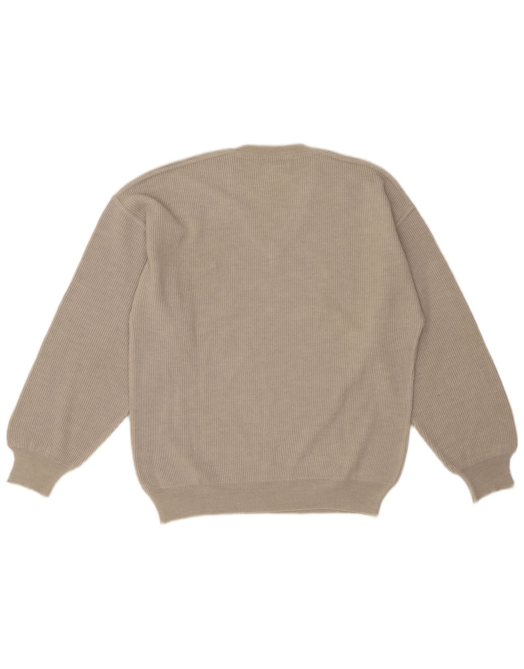 IL GRANCHIO Herre V-hals sweater Medium Beige Uld