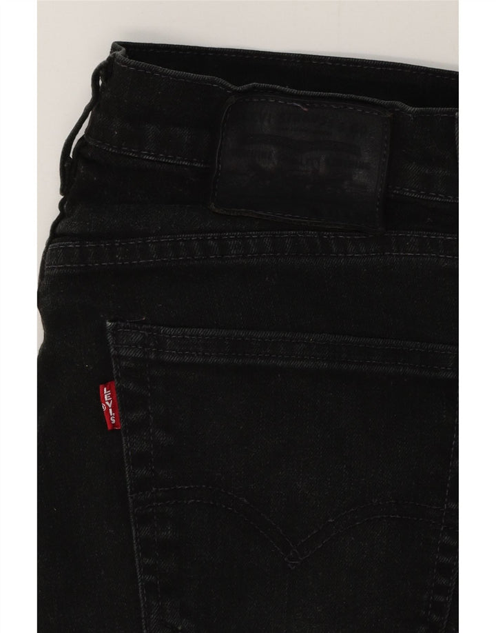 Levi's Straight Jeans til mænd W31 L28 Sort bomuld
