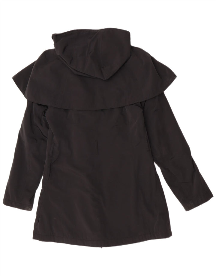 Penny Black Dame Hooded Capelet Coat UK 10 Small Black