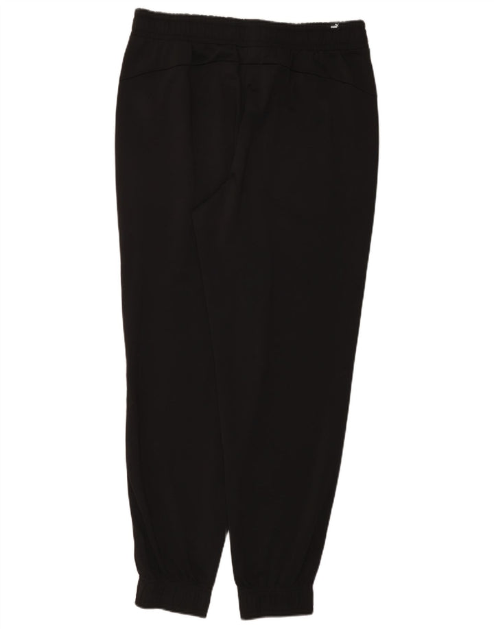 PUMA Mens Graphic Full Tracksuit Large Black Colourblock Polyester