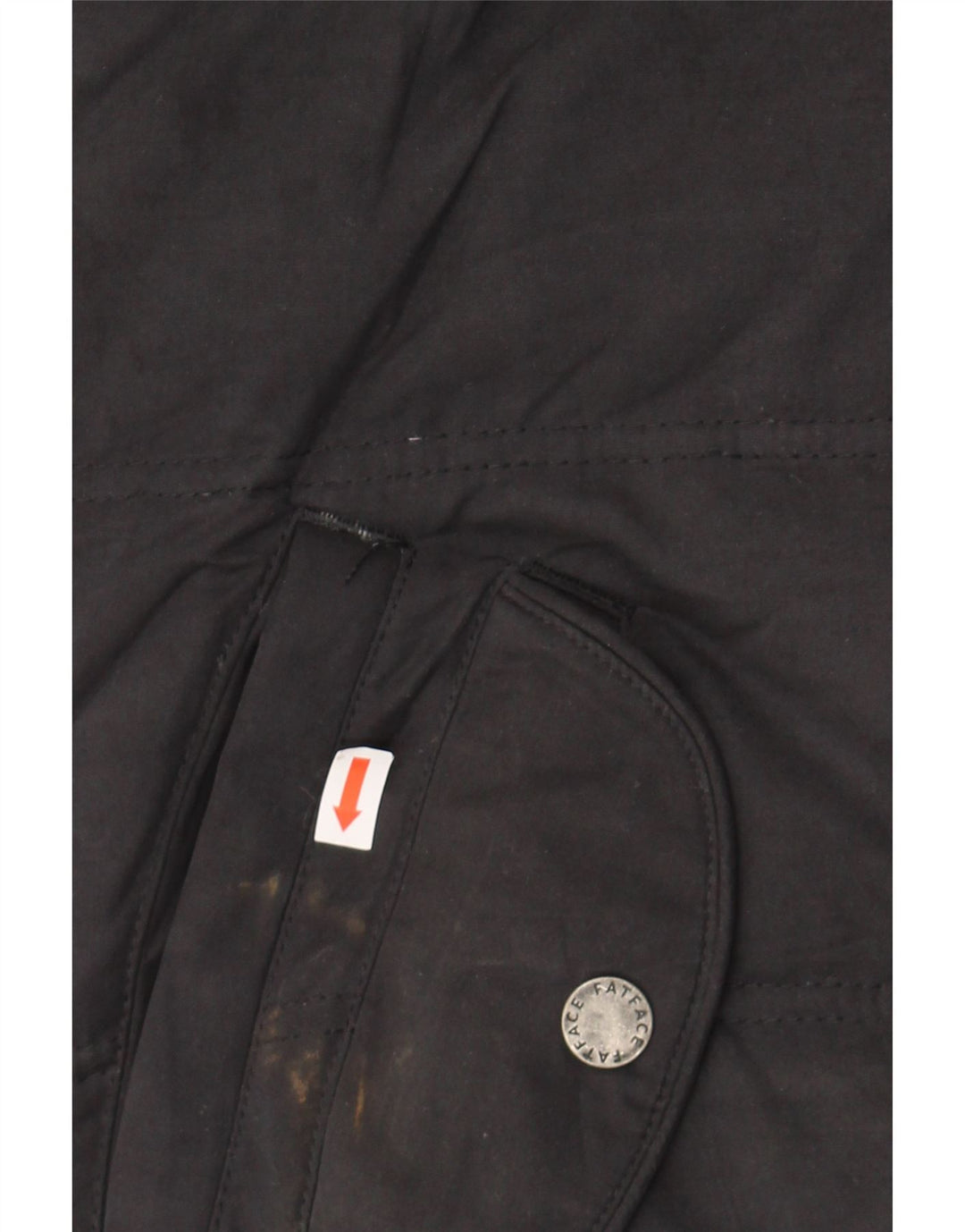FAT FACE Womens Padded Gilet UK 12 Medium Black Polyester Vintage Fat Face and Second-Hand Fat Face from Messina Hembry 