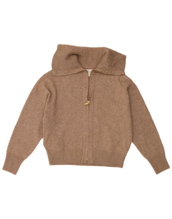 Zara Pige Cardigan Sweater 13-14 År Beige Viscose