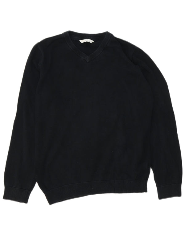 Marks & Spencer Boys V-hals sweater 13-14 år sort bomuld