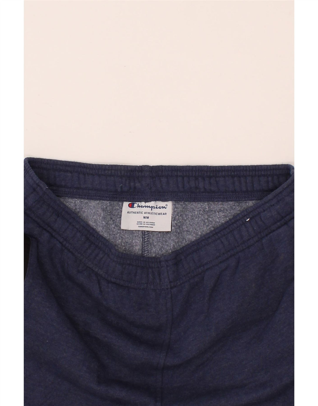CHAMPION Mens Tracksuit Trousers Joggers Medium  Navy Blue Flecked Cotton Vintage Champion and Second-Hand Champion from Messina Hembry 