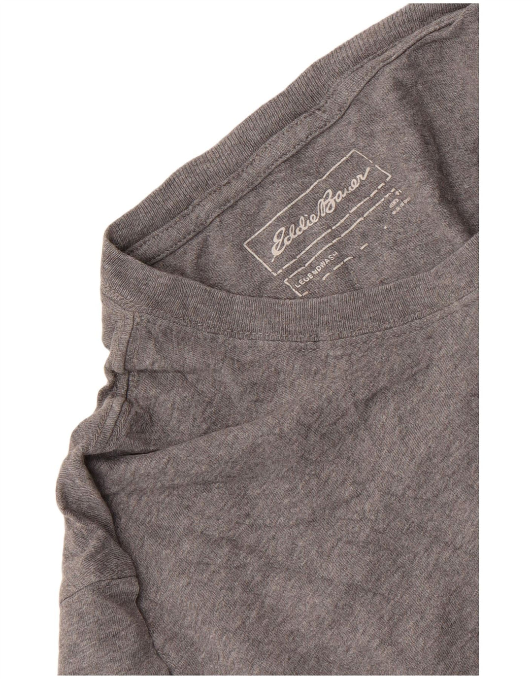 Eddie Bauer Herre T-Shirt Top Stor Grå