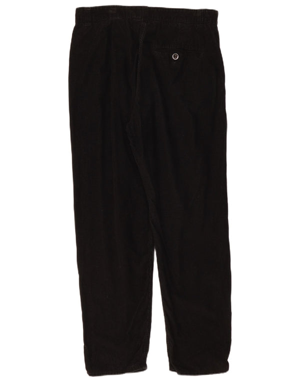 Cos lige fløjlsbukser til kvinder EU 38 Medium W32 L27 sort bomuld