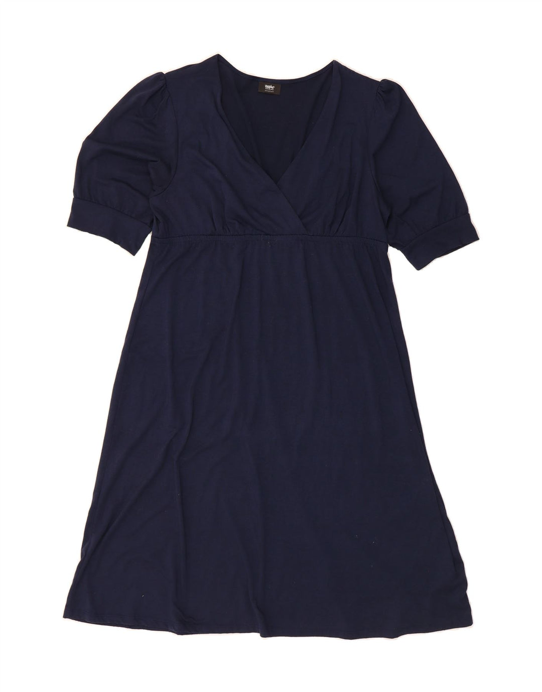 MOSSIMO Womens A-Line Dress UK 16 Large Navy Blue Polyester Vintage Mossimo and Second-Hand Mossimo from Messina Hembry 