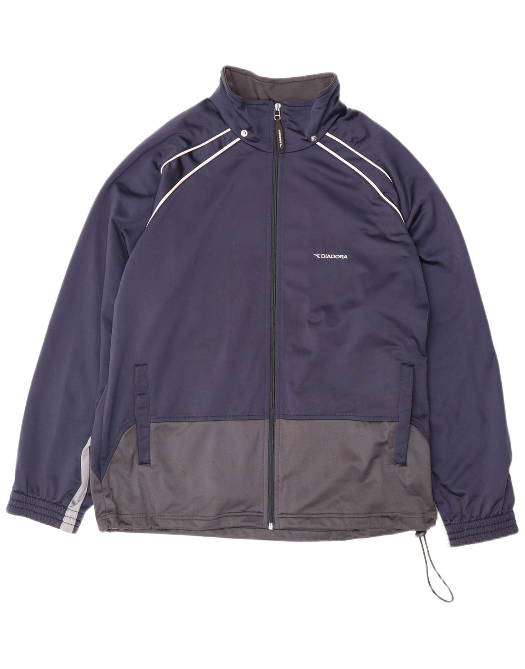 DIADORA Træningsdragt til mænd Topjakke UK 40 Medium Navy Blue Colourblock
