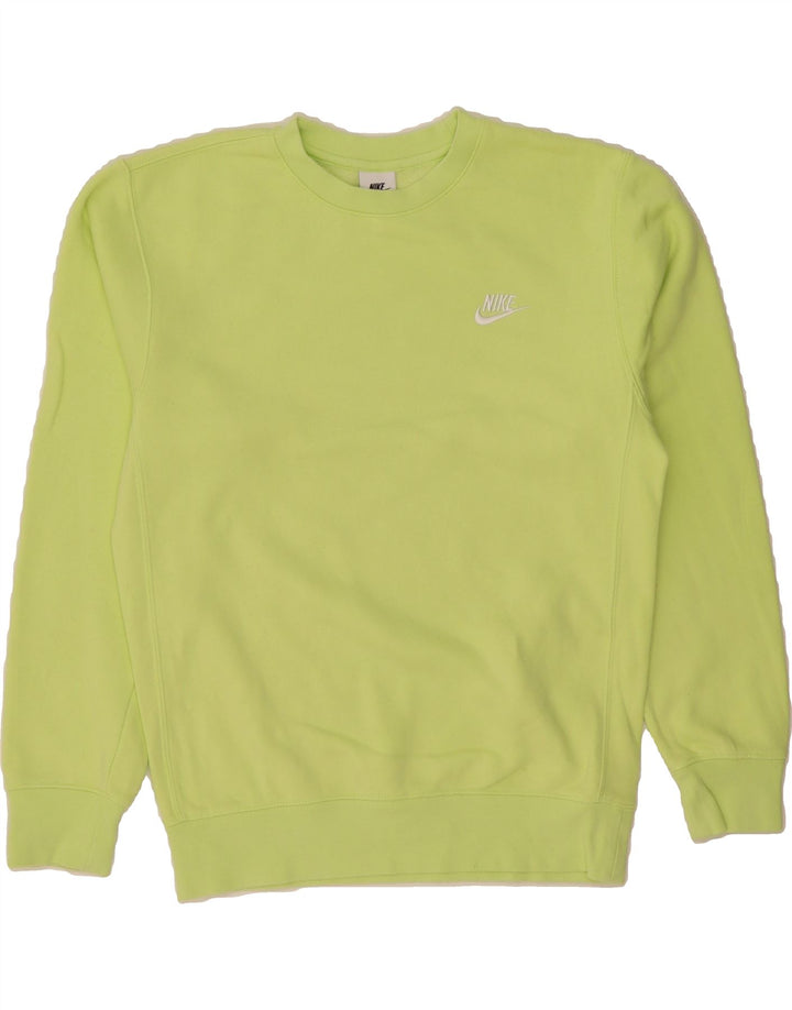 NIKE Mens Sweatshirt Jumper XS Green Cotton Vintage Nike and Second-Hand Nike from Messina Hembry 