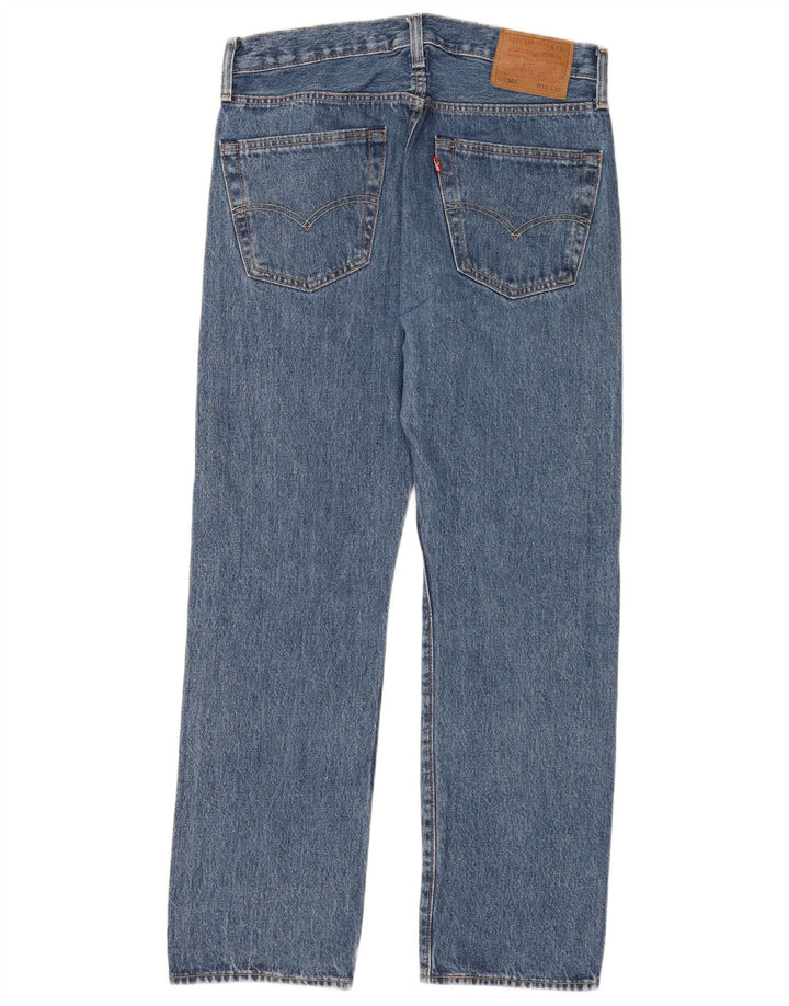 Levi's Herre 501 Straight Jeans W32 L30 Blå