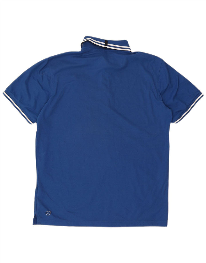 Puma Herre Polo Shirt Stor Blå Polyester