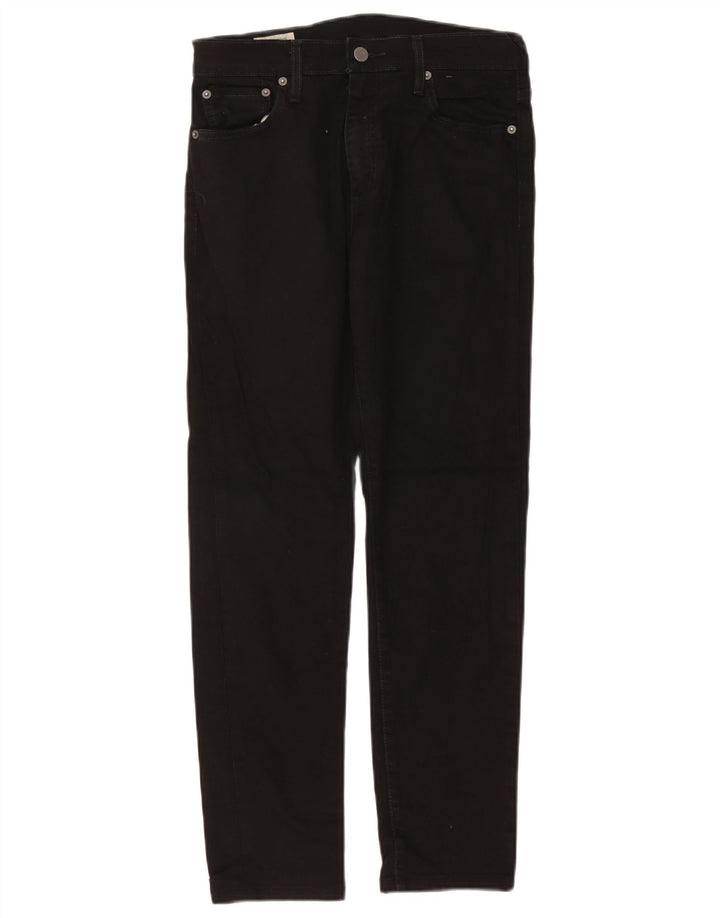 Levi's Herre 511 Slim Jeans W30 L30 Sort Bomuld