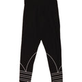 Adidas Dame Grafiske Leggings UK 8 Small Black Bomuld